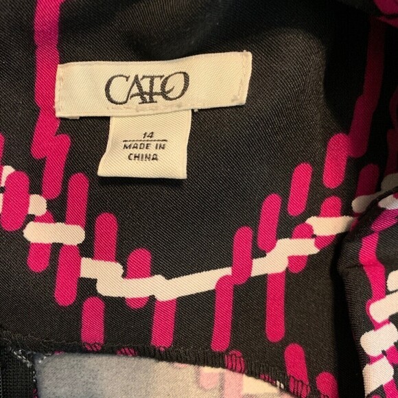 CATO Geometric Print Sheath Dress - Picture 4 of 5